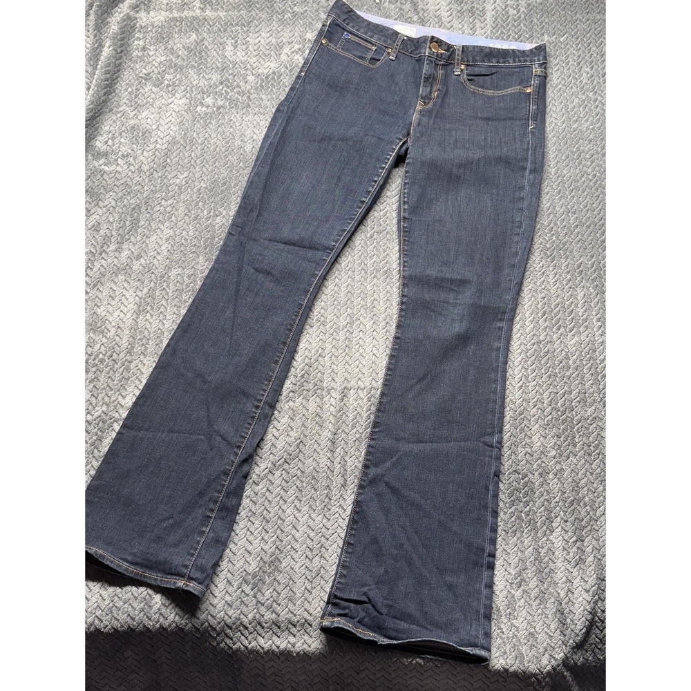 GAP 1969 Bootcut Jeans Women’s 10 Long Stretch 30L Denim Dk Wash Blue Curvy Cut